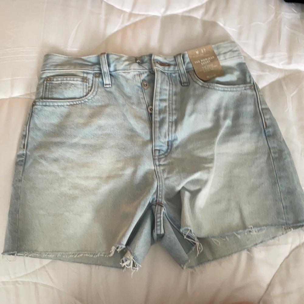 NWT madewell mom jean shorts size 27